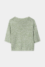 Load image into Gallery viewer, Luisa Cerano Mouline-Look Sweater in Green
