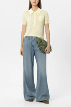 Load image into Gallery viewer, Luisa Cerano Linen Polo in Citron
