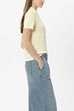 Load image into Gallery viewer, Luisa Cerano Linen Polo in Citron
