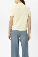 Load image into Gallery viewer, Luisa Cerano Linen Polo in Citron
