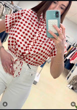 Load image into Gallery viewer, iBlue Ottone Blouse in Bordeaux Tile
