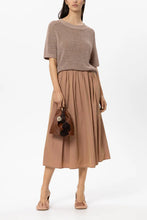 Load image into Gallery viewer, Luisa Cerano Linen Blend Sweater in Nude
