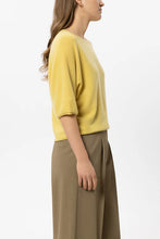 Load image into Gallery viewer, Luisa Cerano Cashmere Blend Sweater in Signal Yellow
