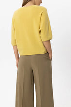 Load image into Gallery viewer, Luisa Cerano Cashmere Blend Sweater in Signal Yellow
