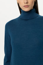 Load image into Gallery viewer, Luisa Cerano Wool-Blend TurtleNeck in Sapphire
