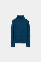 Load image into Gallery viewer, Luisa Cerano Wool-Blend TurtleNeck in Sapphire
