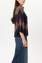 Load image into Gallery viewer, Luisa Cerano Patterned Cape Pullover in Multi

