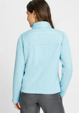 Load image into Gallery viewer, Olsen Indoor Satin Jacket in Satin Blue
