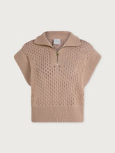 Load image into Gallery viewer, Varley Gaines Half-Zip Knit in Light Taupe
