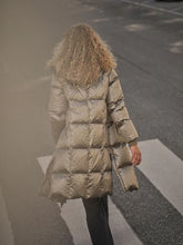 Load image into Gallery viewer, Mos Mosh Nova Metallic Down Coat in Brindle

