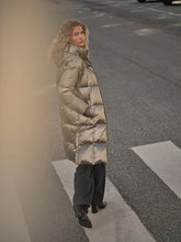 Load image into Gallery viewer, Mos Mosh Nova Metallic Down Coat in Brindle

