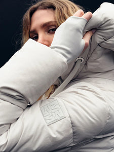 Mos Mosh Ollie Terma Long Coat in Glacier Gray