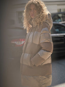 Mos Mosh Avon Block Jacket in Chocolate Chip