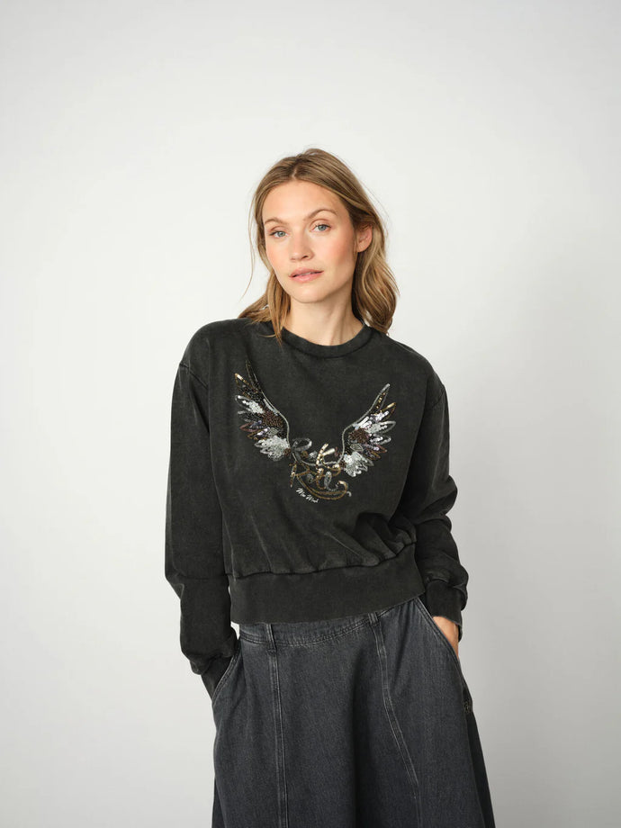 Mos Mosh Cosette Long Sleeve Deco Sweatshirt