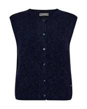 Load image into Gallery viewer, Mos Mosh Almine Thora Knit Vest in Navy
