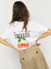 Load image into Gallery viewer, Mos Mosh Lail Cherry Tee in White
