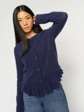 Load image into Gallery viewer, Mos Mosh Mape Alice Knit Cardigan in Crown Blue
