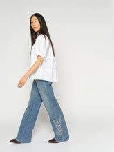 Load image into Gallery viewer, Mos Mosh Tarima Short-Sleeve Blouse in White
