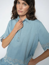 Load image into Gallery viewer, Mos Mosh Magda Shirt in Blue Denim
