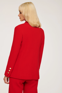 Weill Blazer Jacket in Wool Crepe