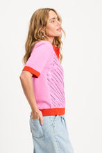 Load image into Gallery viewer, Pom Top - Polo Sequins Cheering Pink (SP9492)
