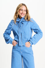Load image into Gallery viewer, Pom Blouse - Denim Stripes Blue (SP9504)
