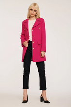 Load image into Gallery viewer, Weill Fuchsia Wool Coat
