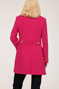 Weill Fuchsia Wool Coat