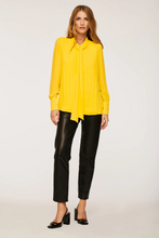 Load image into Gallery viewer, Weill Pleated Lavaliere Blouse
