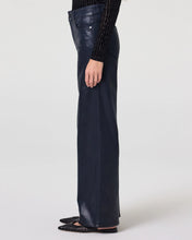 Load image into Gallery viewer, Paige Anessa 31" Wide Leg Jean in Navy Seascape Luxe Coating
