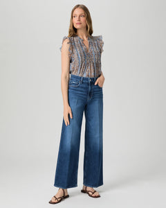 Paige Anessa 31' Wide-Leg Jeans in Dresden