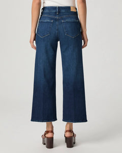 Paige Anessa Wide-Leg Jeans in Overdrive