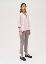 Load image into Gallery viewer, Rosso35 Slim Leg Taupe Clastic Trousers
