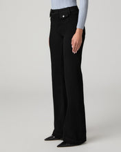 Load image into Gallery viewer, Paige Leenah Wide Leg Jeans in Black Shadow
