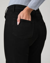 Load image into Gallery viewer, Paige Leenah Wide Leg Jeans in Black Shadow
