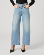 Load image into Gallery viewer, Paige Arellia Ankle Barrel Leg Jeans in Cosmic Embellished
