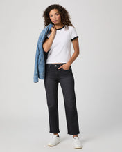 Load image into Gallery viewer, Paige Mason Ankle Straight Jeans in Ink Black
