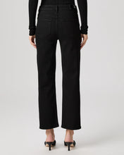 Load image into Gallery viewer, Paige Mason Ankle Straight Jeans in Black Shadow
