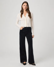 Load image into Gallery viewer, Paige Anessa 31 inch Wide Leg Pants in Navy Corduroy
