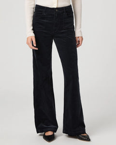 Paige Anessa 31' Wide Leg Pant in Navy Corduroy