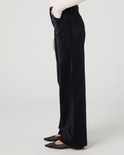 Load image into Gallery viewer, Paige Anessa 31 inch Wide Leg Pants in Navy Corduroy
