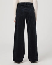 Load image into Gallery viewer, Paige Anessa 31 inch Wide Leg Pants in Navy Corduroy
