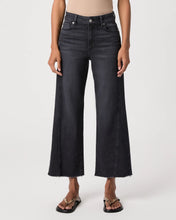 Load image into Gallery viewer, Paige Anessa Twisted Outseam Raw Hem in Ink Black
