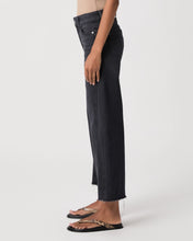 Load image into Gallery viewer, Paige Anessa Twisted Outseam Raw Hem in Ink Black
