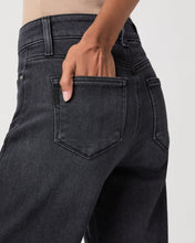 Load image into Gallery viewer, Paige Anessa Twisted Outseam Raw Hem in Ink Black
