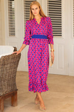 Load image into Gallery viewer, Aspiga Maeve Dress in Blu/Pink
