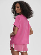 Load image into Gallery viewer, Varley Coventry Branded Tee in Ibis Rose

