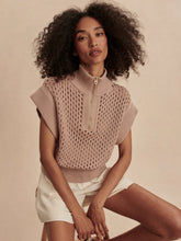 Load image into Gallery viewer, Varley Gaines Half-Zip Knit in Light Taupe
