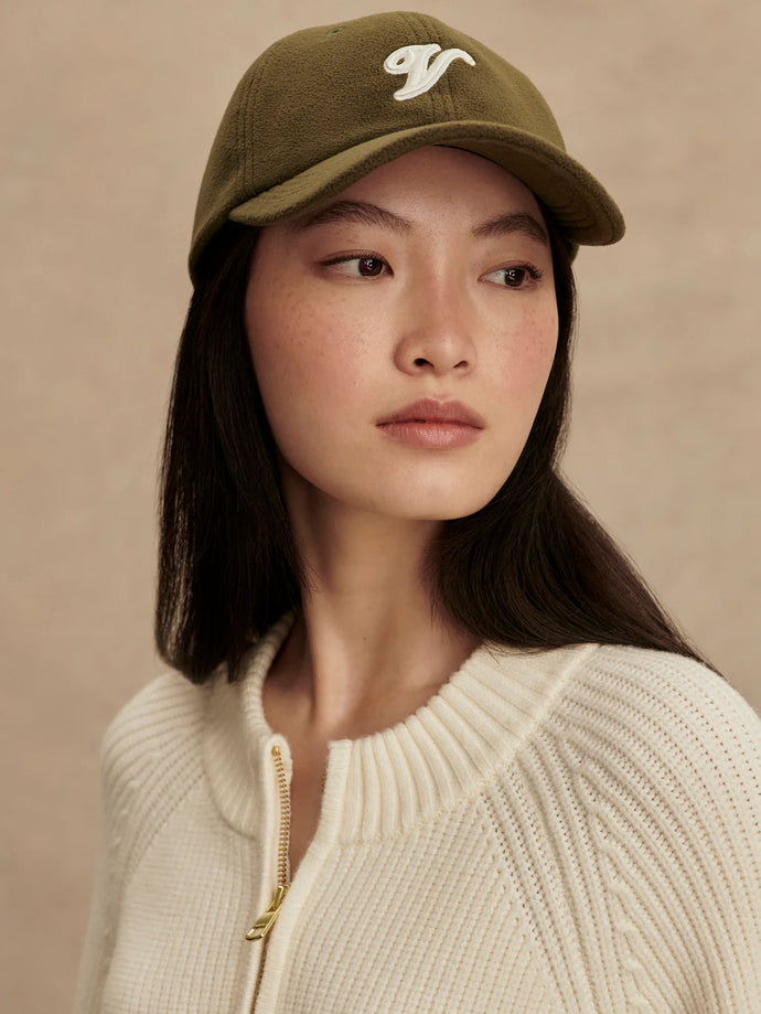Varley Raina Fleece Cap in Forest Night