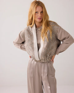 Summum Jacquard Bomber Jacket